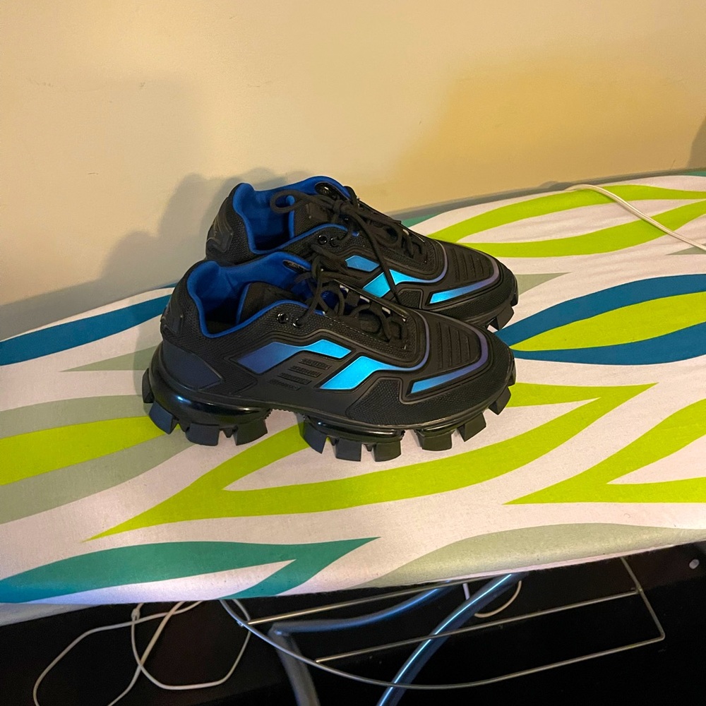 Prada Cloudbust Thunder Metallic Chunky Sneakers - image 1